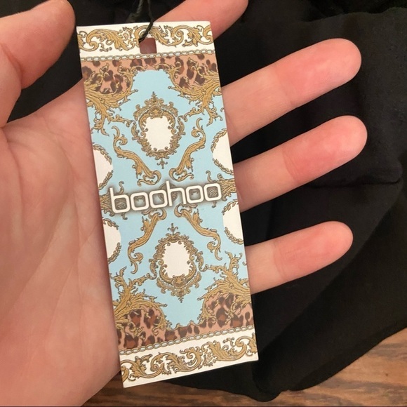 BNWT Boohoo high waisted black‎ skinny  trousers 8 - Picture 8 of 11